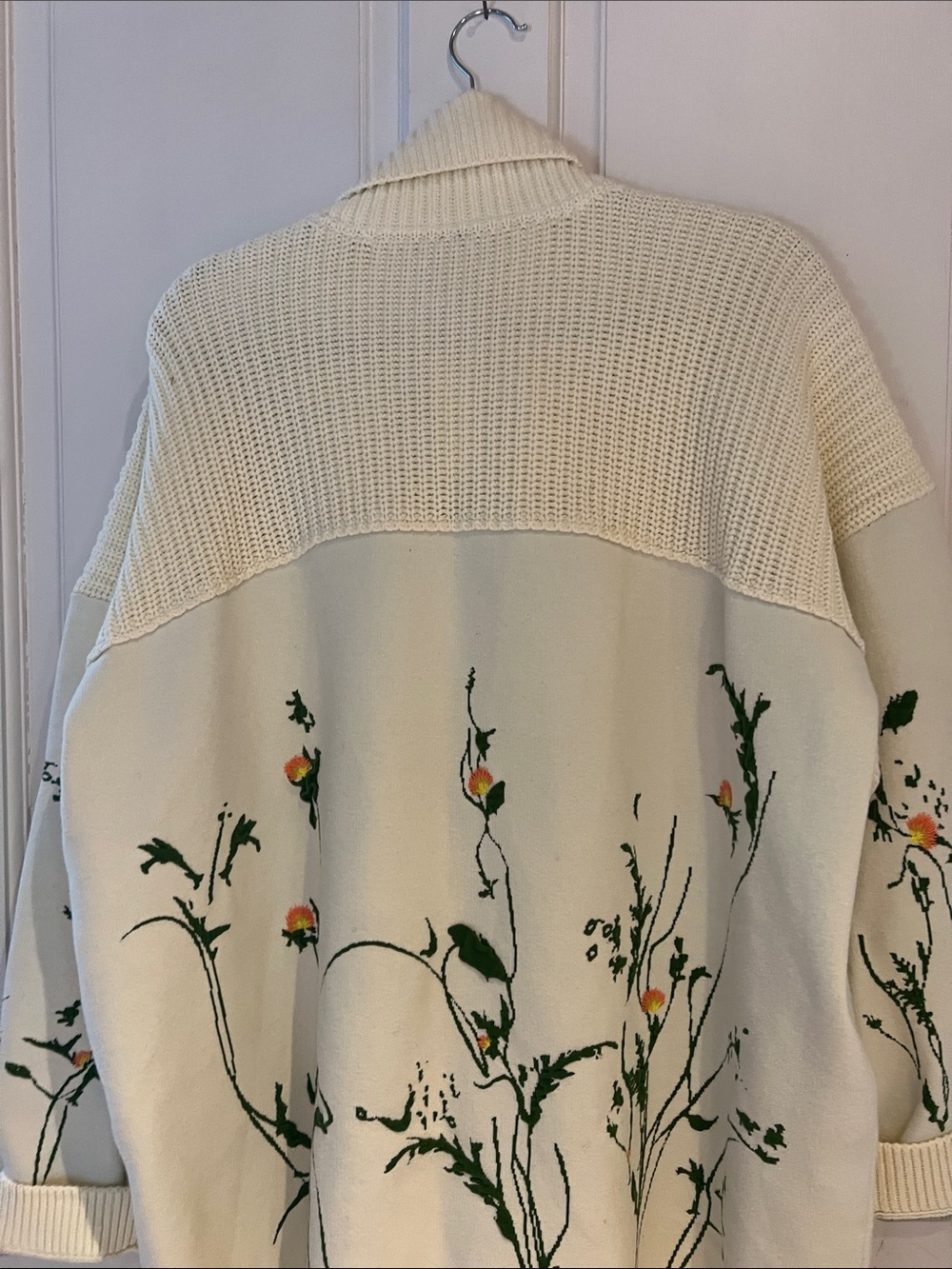 Anthropologie XL cotton  heavy sweater - Picture 5 of 6